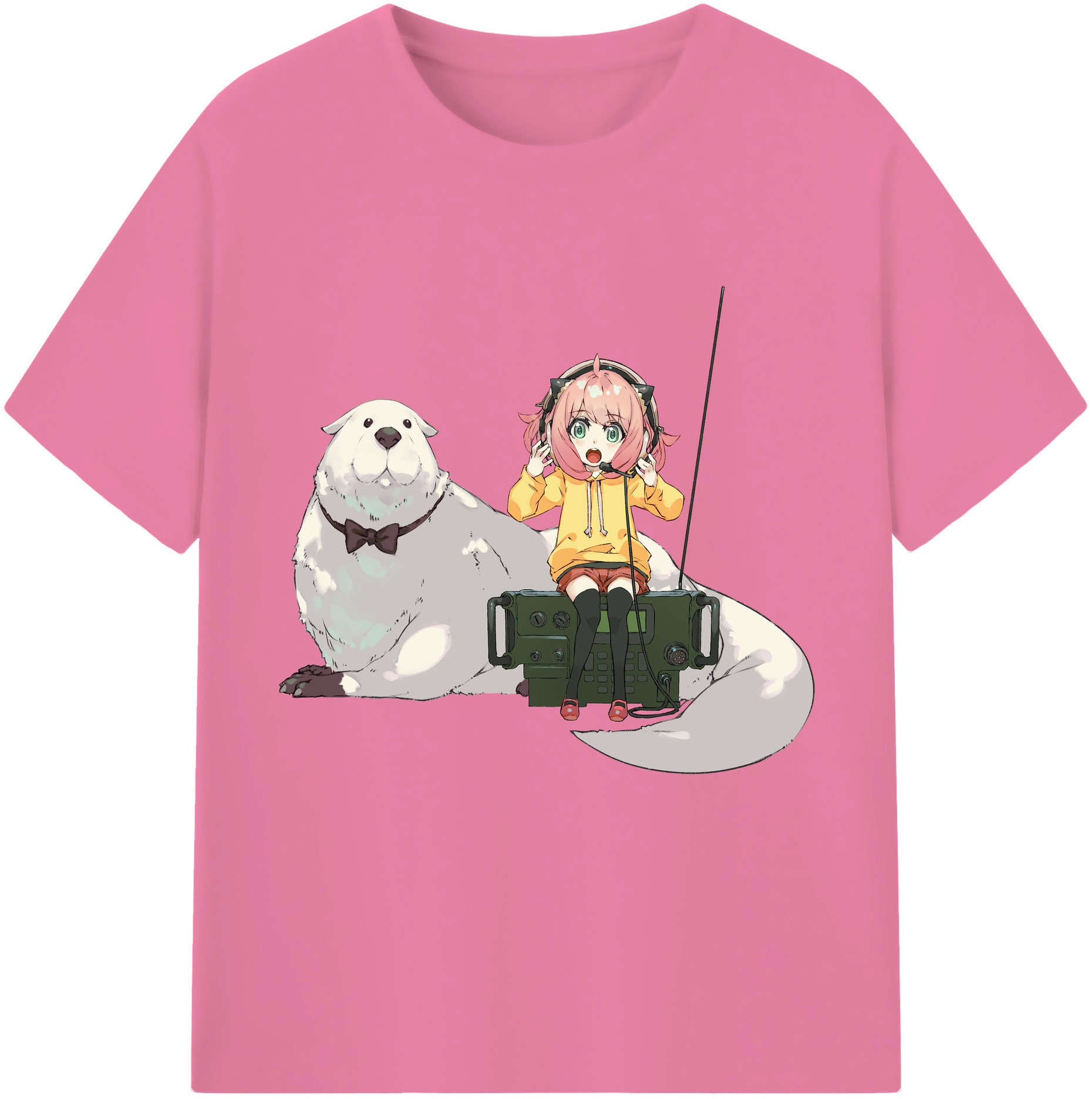 （画像用） SPY×FAMILY间谍家家酒 綿100％半袖Tシャツ（フロントプリント）